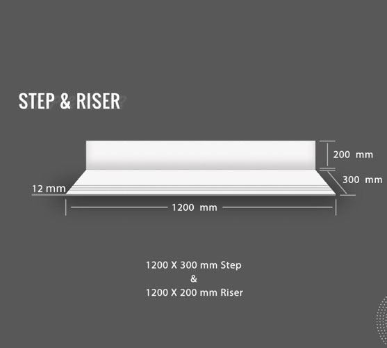 Pink Moon Vision Pvt Ltd. 4 FEET STEP AND RISER