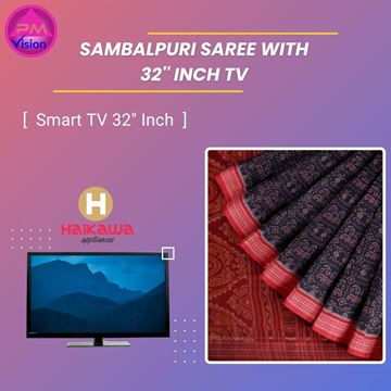 Picture of SAMBALPURI SAREE WITH 32'' INCH TV