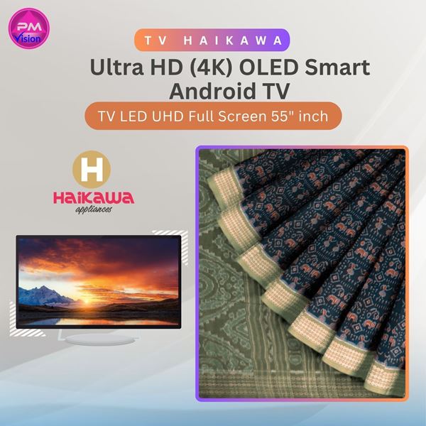 Picture of SAMBALPURI SAREE WITH 55'' INCH SMART OLED